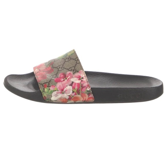 Gucci Women's Floral Slide Sandals size 9 Millers Lane Montville - Picture 1 of 5